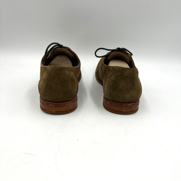 Aston Grey Gwaocia Oxford Suede Tan Dress Shoes Leather Light Academia main image 5